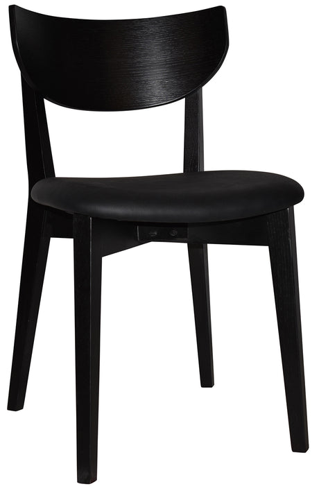 EZ Rialto Black Stained Solid Timber Framed Hospitality Dining Chair