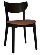 EZ Rialto Black Stained Solid Timber Framed Hospitality Dining Chair