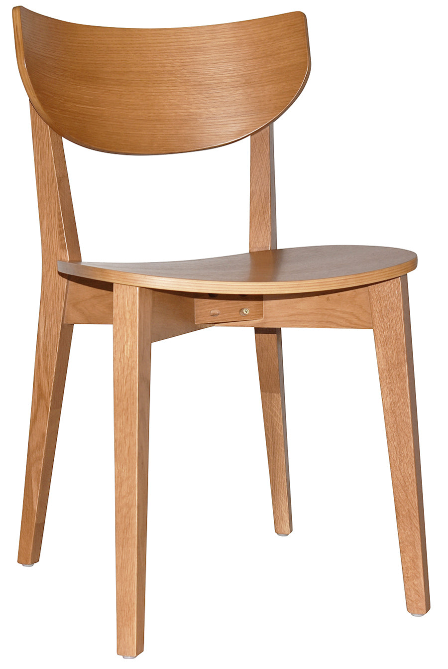 EZ Rialto Light Oak Stained Solid Timber Framed Hospitality Chair