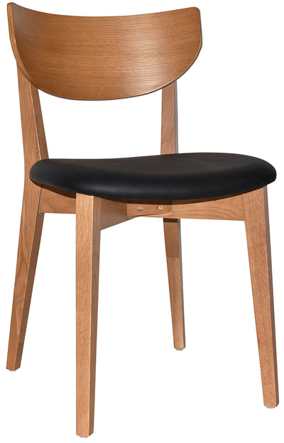 EZ Rialto Light Oak Stained Solid Timber Framed Hospitality Chair