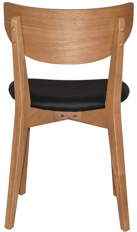 EZ Rialto Light Oak Stained Solid Timber Framed Hospitality Chair