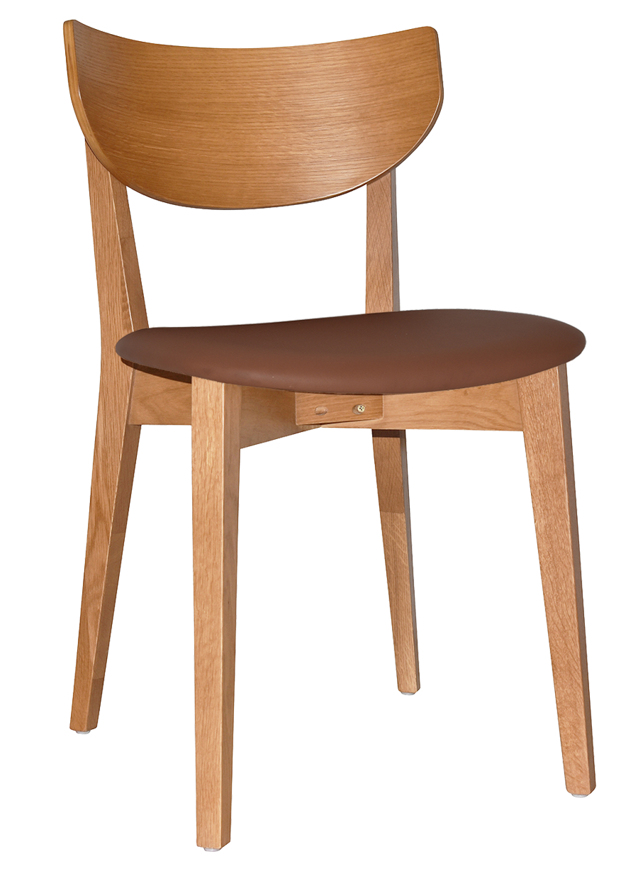 EZ Rialto Light Oak Stained Solid Timber Framed Hospitality Chair
