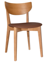 EZ Rialto Light Oak Stained Solid Timber Framed Hospitality Chair