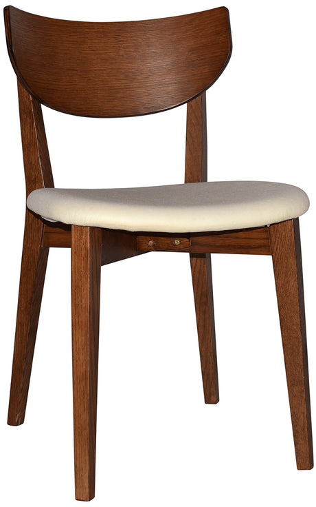 EZ Rialto Light Walnut Stained Solid Timber Framed Hospitality Dining Chair