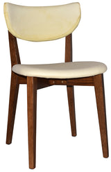 EZ Rialto Light Walnut Stained Solid Timber Framed Hospitality Dining Chair