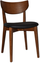 EZ Rialto Light Walnut Stained Solid Timber Framed Hospitality Dining Chair
