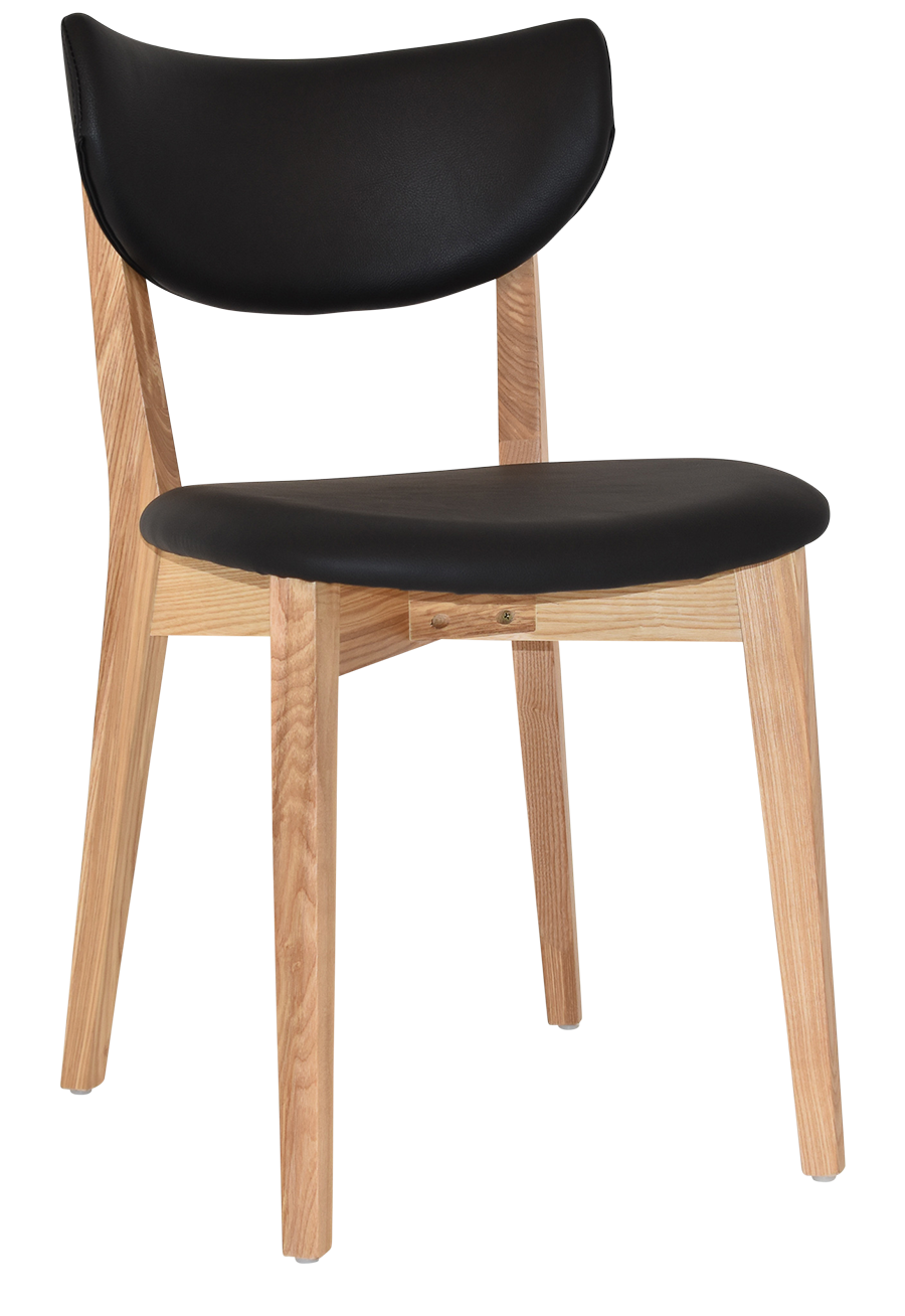EZ Rialto Solid Timber Framed PU Upholstered Hospitality Dining Chair