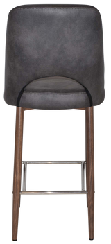 EZ STOOL ALBURY SIDE 750 METAL LIGHT WALNUT