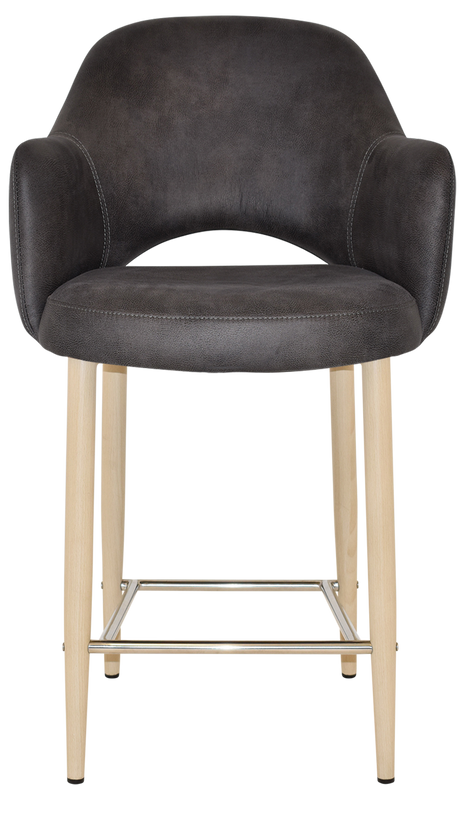 EZ STOOL ALBURY ARM 650 METAL BIRCH