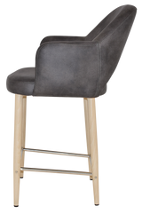 EZ STOOL ALBURY ARM 650 METAL BIRCH
