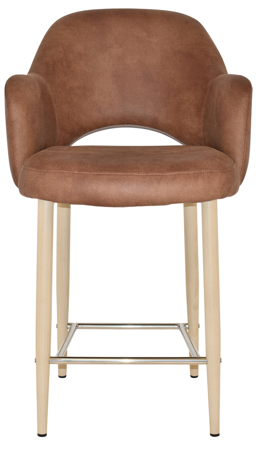 EZ STOOL ALBURY ARM 650 METAL BIRCH