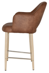 EZ STOOL ALBURY ARM 650 METAL BIRCH