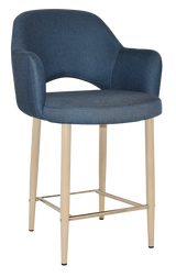 EZ STOOL ALBURY ARM 650 METAL BIRCH