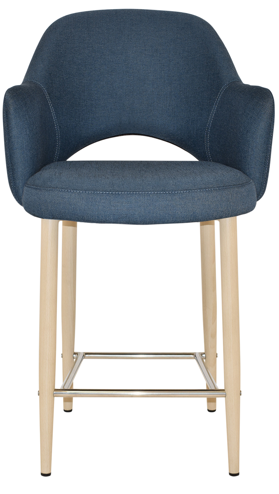 EZ STOOL ALBURY ARM 650 METAL BIRCH