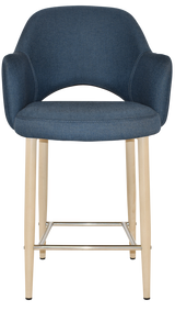 EZ STOOL ALBURY ARM 650 METAL BIRCH