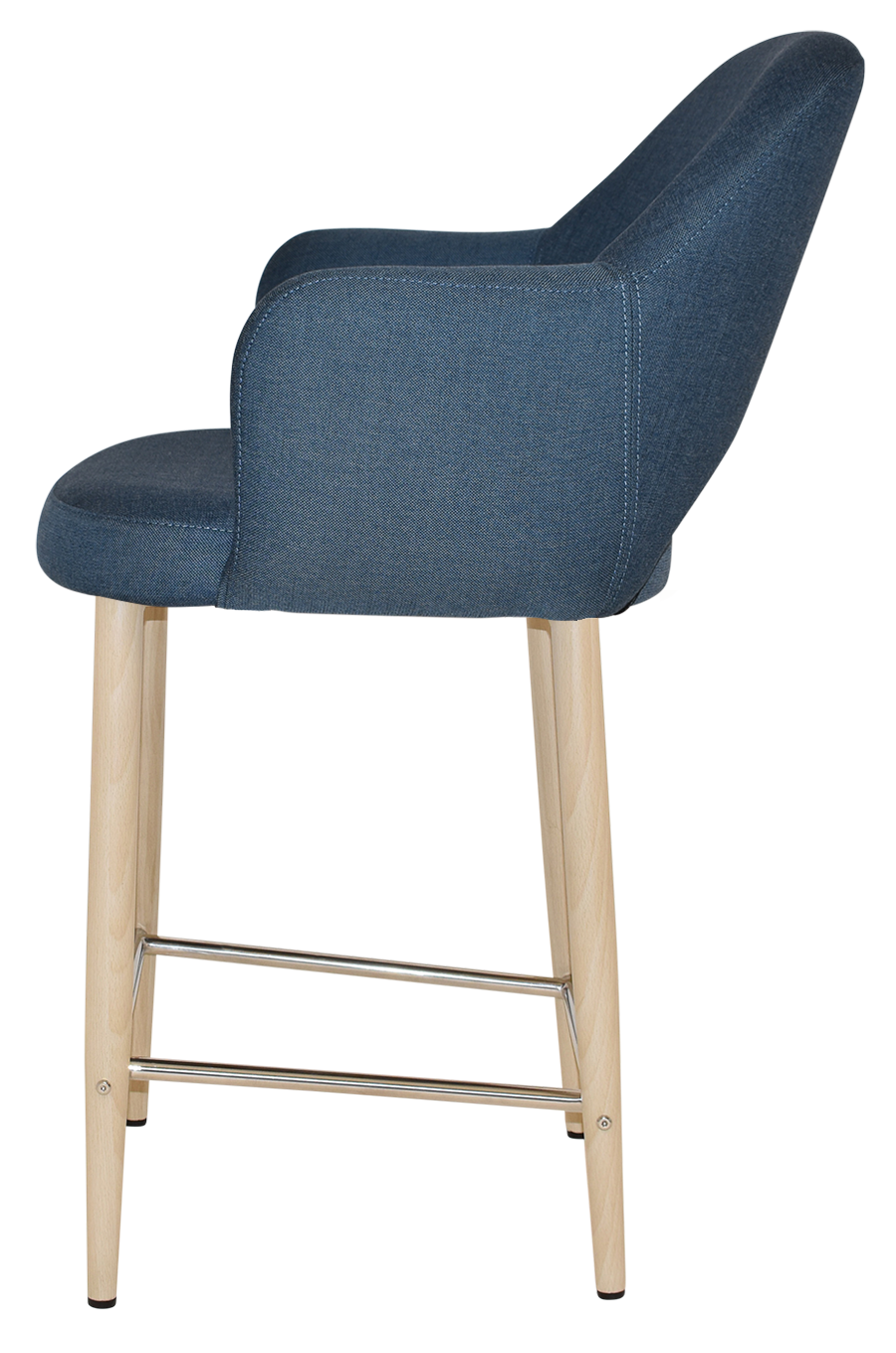 EZ STOOL ALBURY ARM 650 METAL BIRCH