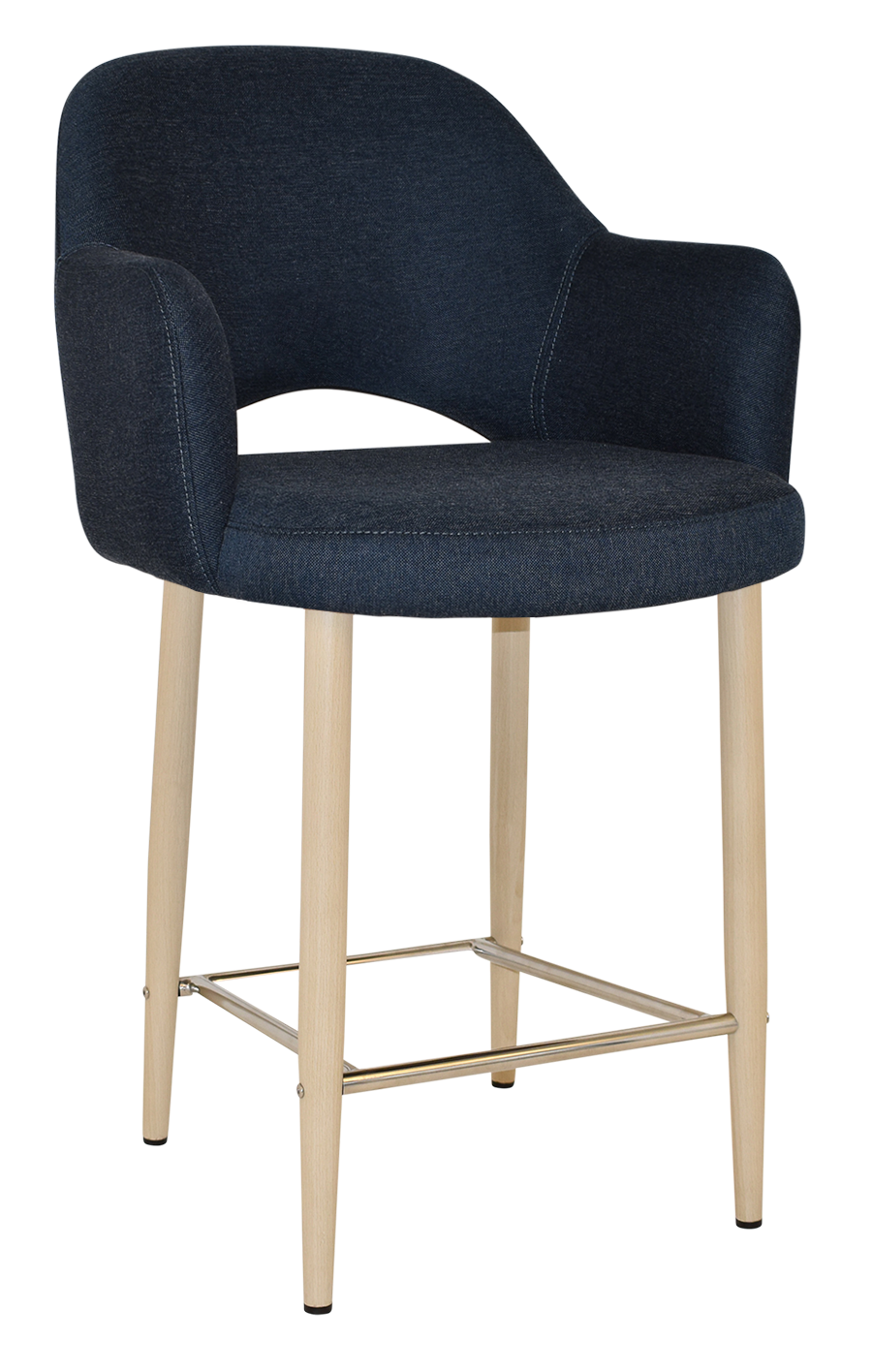 EZ STOOL ALBURY ARM 650 METAL BIRCH