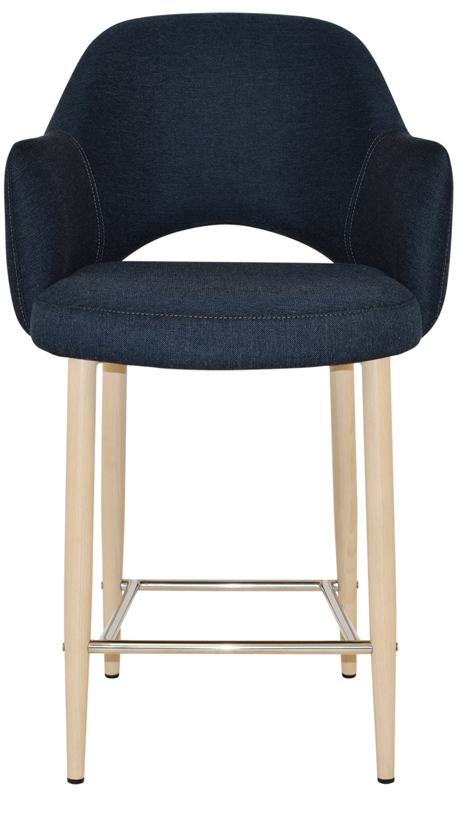 EZ STOOL ALBURY ARM 650 METAL BIRCH