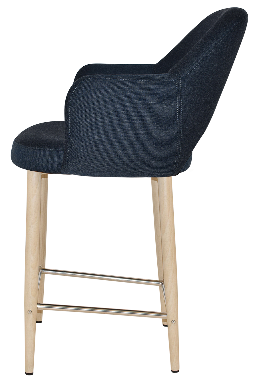EZ STOOL ALBURY ARM 650 METAL BIRCH