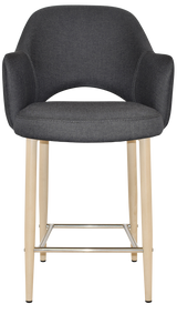 EZ STOOL ALBURY ARM 650 METAL BIRCH