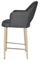 EZ STOOL ALBURY ARM 650 METAL BIRCH