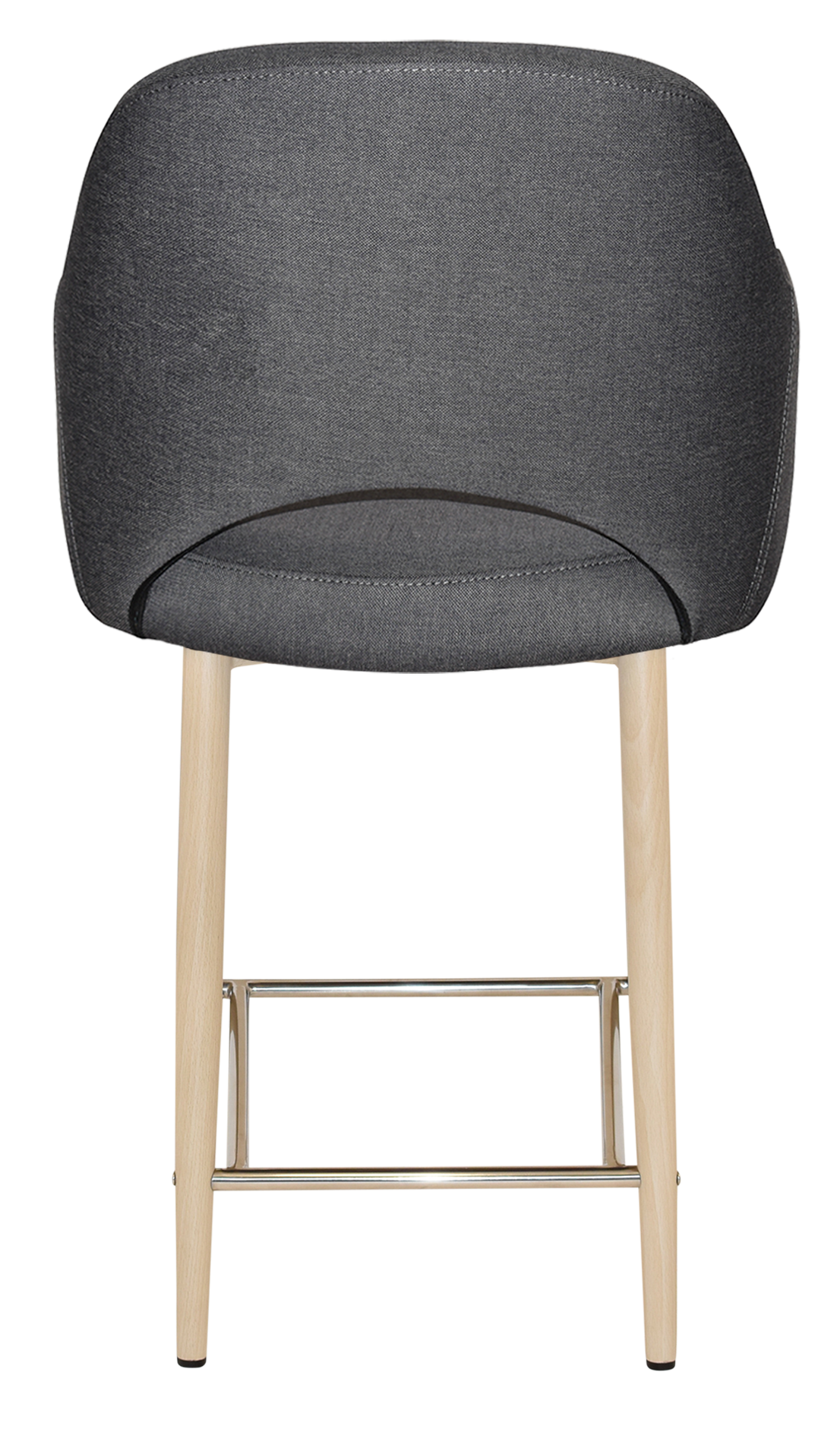 EZ STOOL ALBURY ARM 650 METAL BIRCH