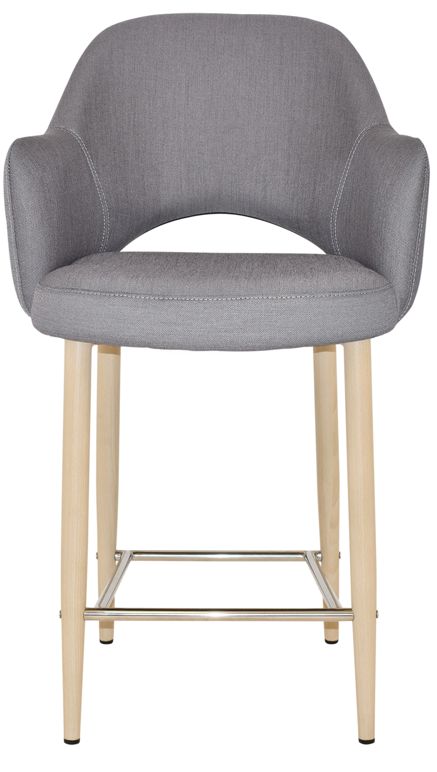 EZ STOOL ALBURY ARM 650 METAL BIRCH