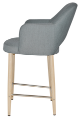 EZ STOOL ALBURY ARM 650 METAL BIRCH