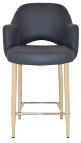 EZ STOOL ALBURY ARM 650 METAL BIRCH