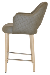 EZ STOOL ALBURY ARM 650 METAL BIRCH