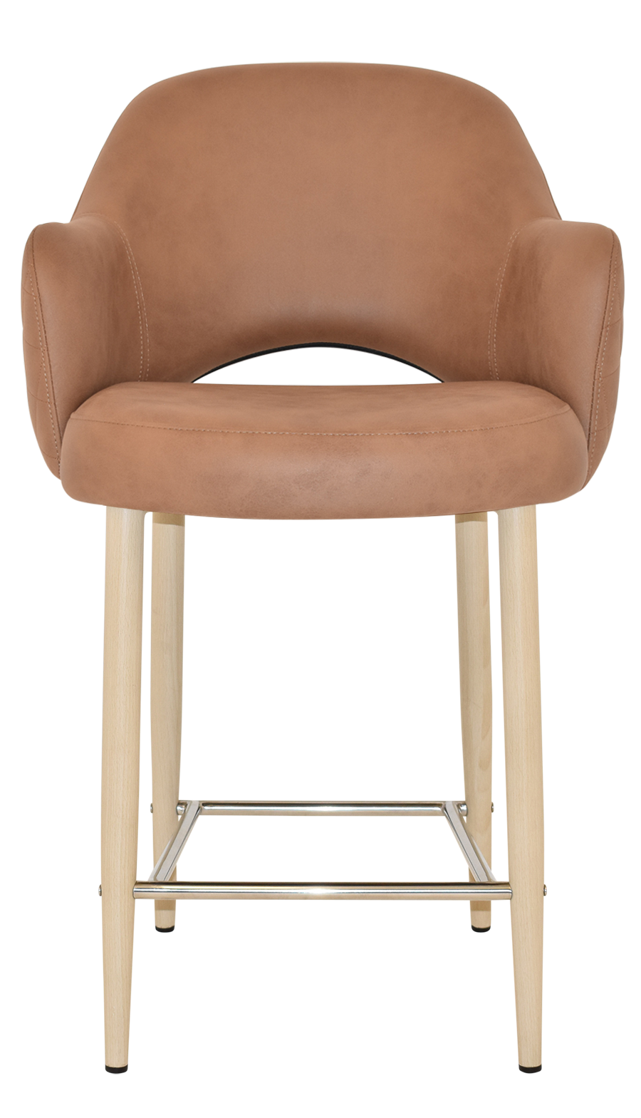 EZ STOOL ALBURY ARM 650 METAL BIRCH