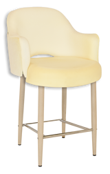 EZ STOOL ALBURY ARM 650 METAL BIRCH