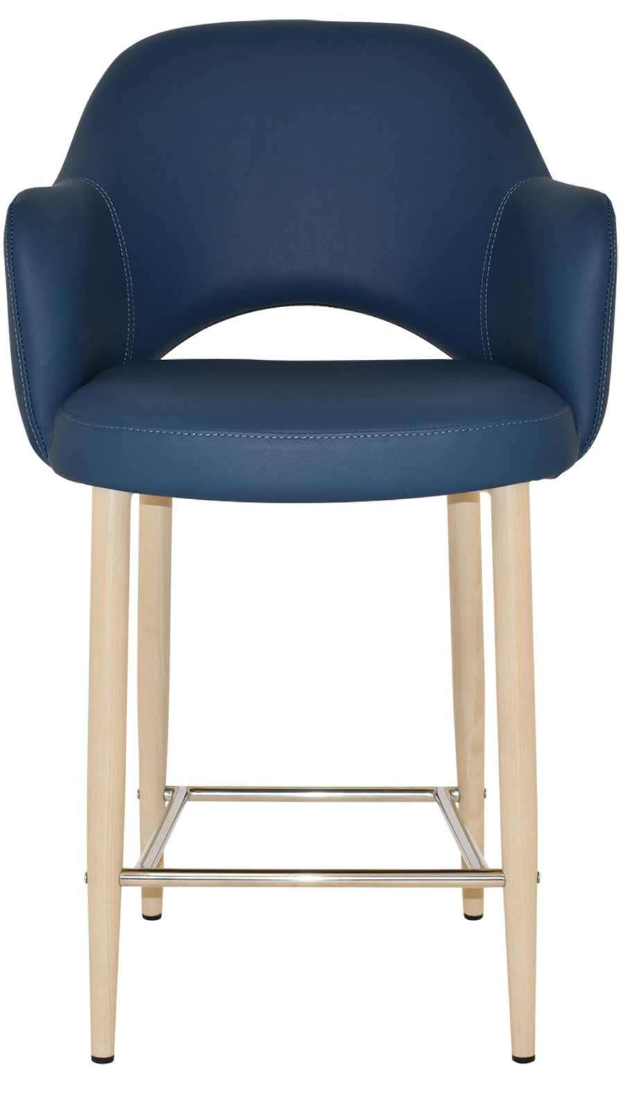 EZ STOOL ALBURY ARM 650 METAL BIRCH