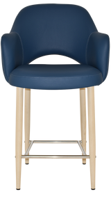 EZ STOOL ALBURY ARM 650 METAL BIRCH