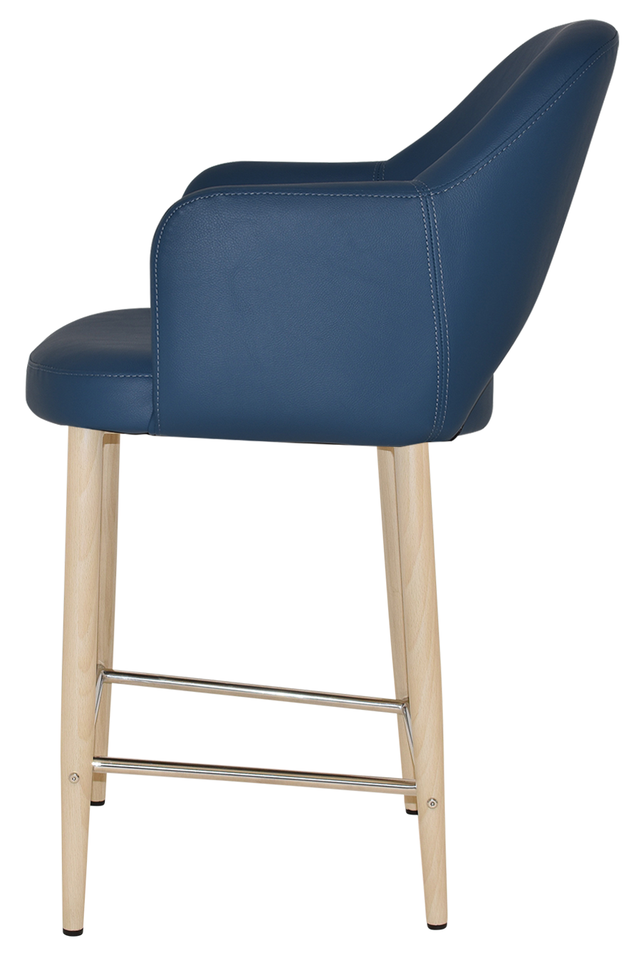 EZ STOOL ALBURY ARM 650 METAL BIRCH