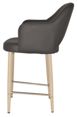 EZ STOOL ALBURY ARM 650 METAL BIRCH