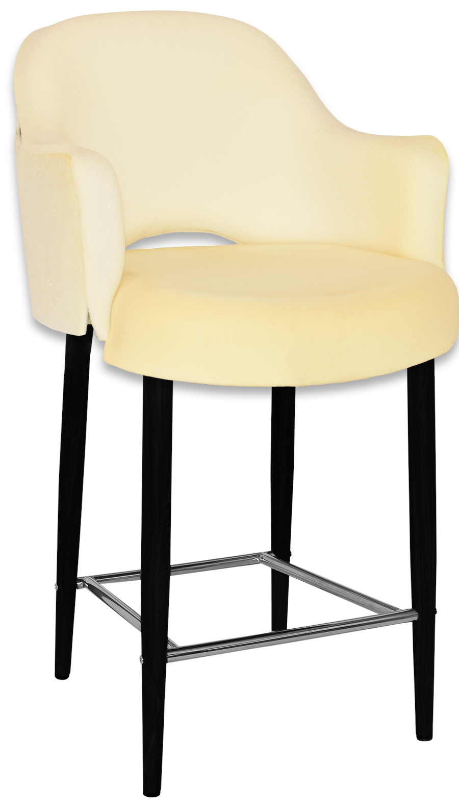 EZ STOOL ALBURY ARM 650 METAL BLACK
