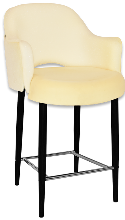 EZ STOOL ALBURY ARM 650 METAL BLACK