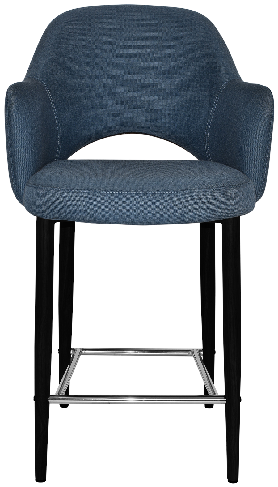 EZ STOOL ALBURY ARM 650 METAL BLACK