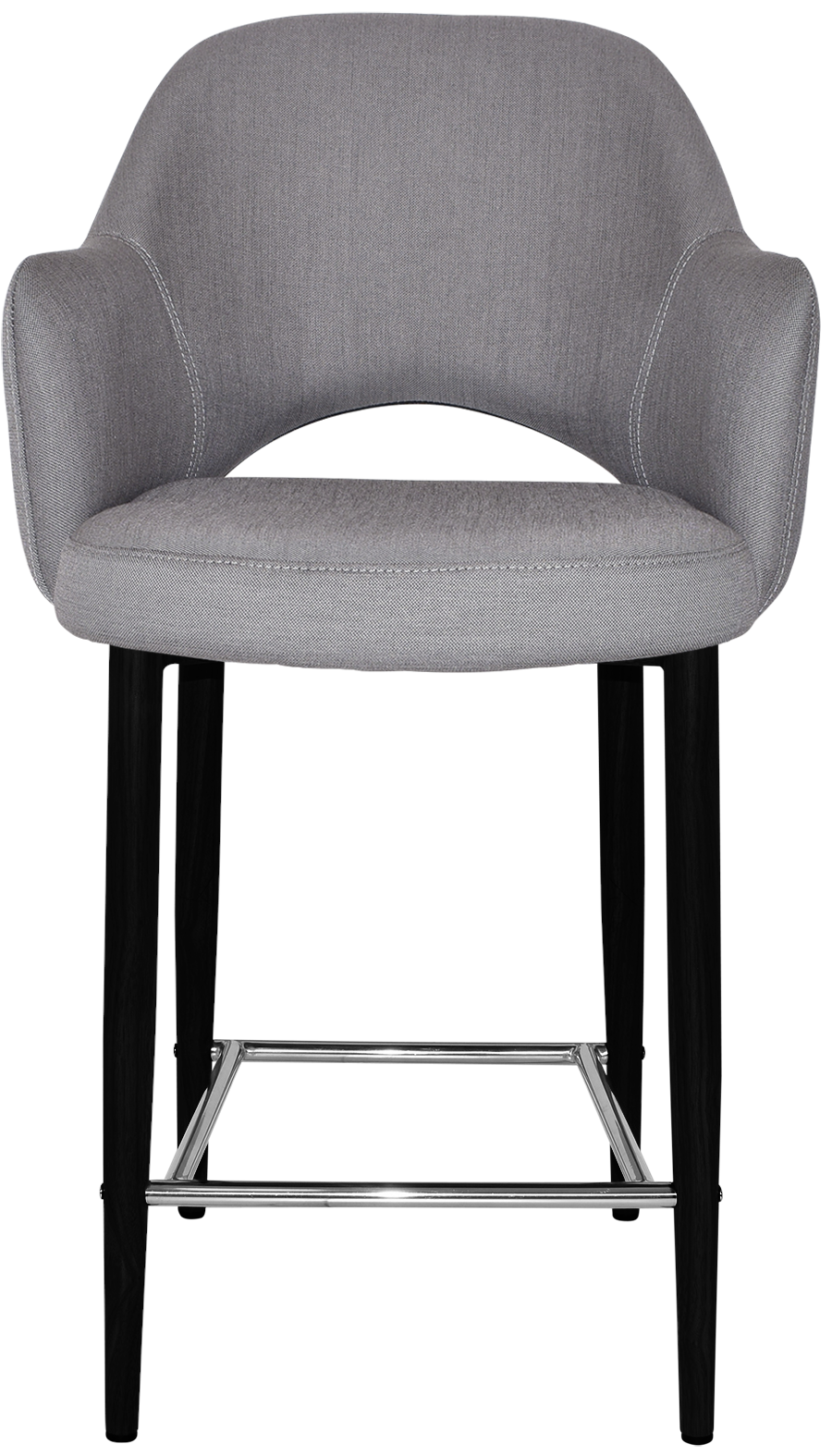 EZ STOOL ALBURY ARM 650 METAL BLACK