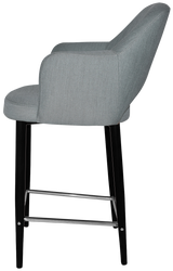 EZ STOOL ALBURY ARM 650 METAL BLACK