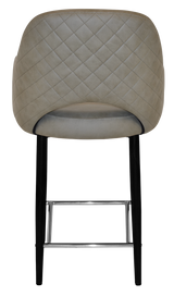 EZ STOOL ALBURY ARM 650 METAL BLACK