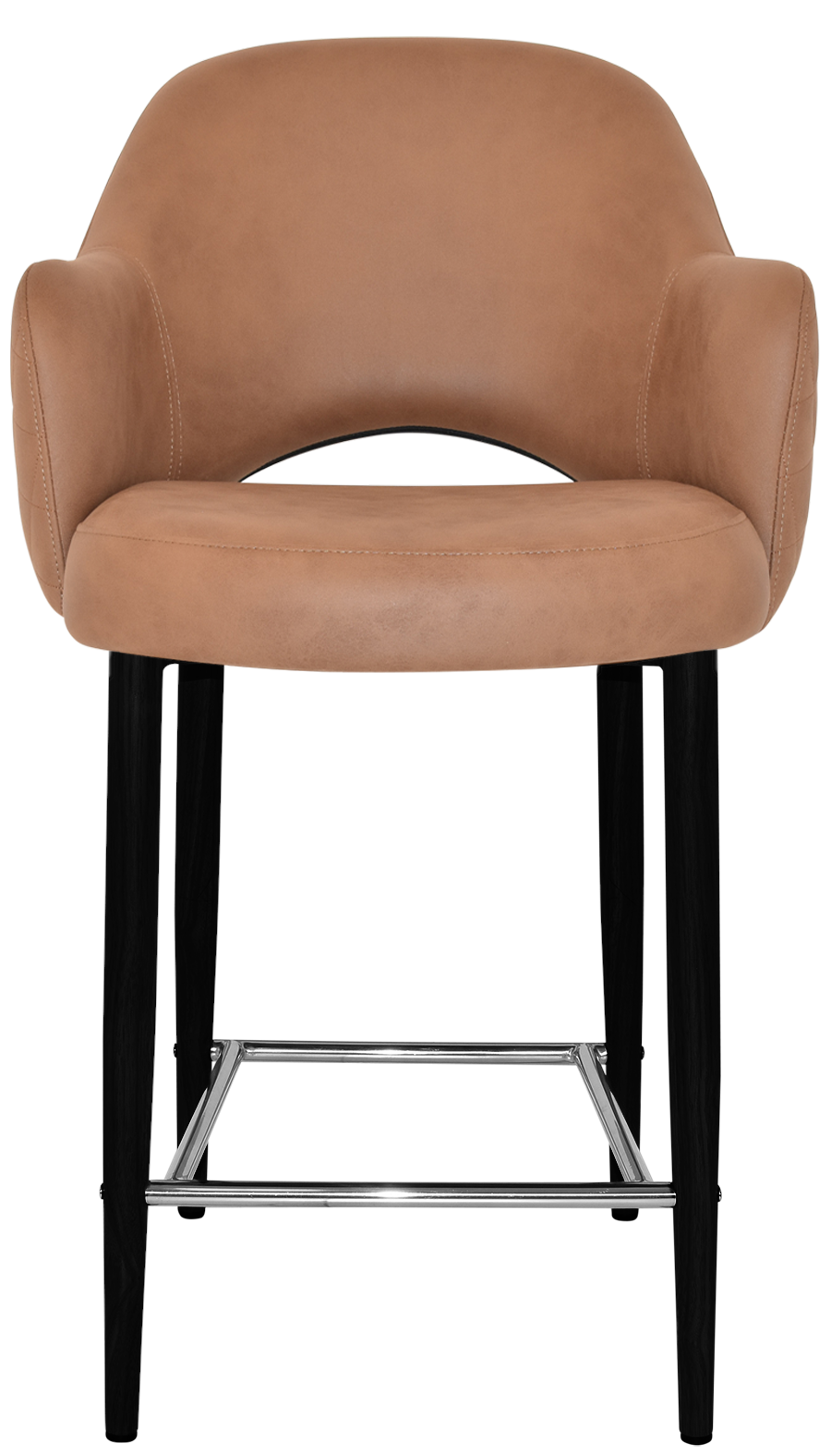 EZ STOOL ALBURY ARM 650 METAL BLACK