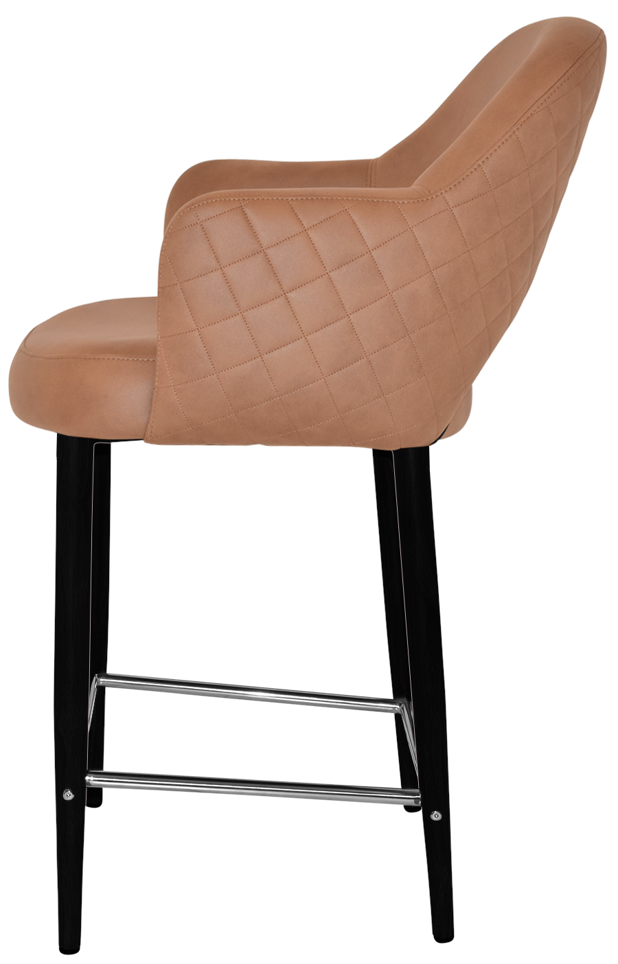 EZ STOOL ALBURY ARM 650 METAL BLACK