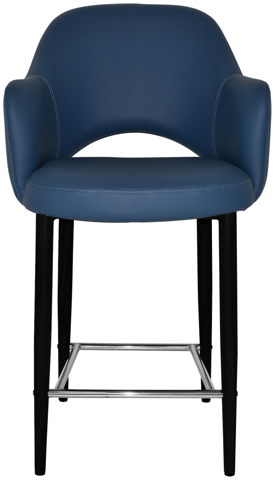 EZ STOOL ALBURY ARM 650 METAL BLACK