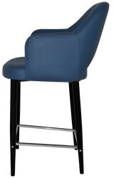 EZ STOOL ALBURY ARM 650 METAL BLACK
