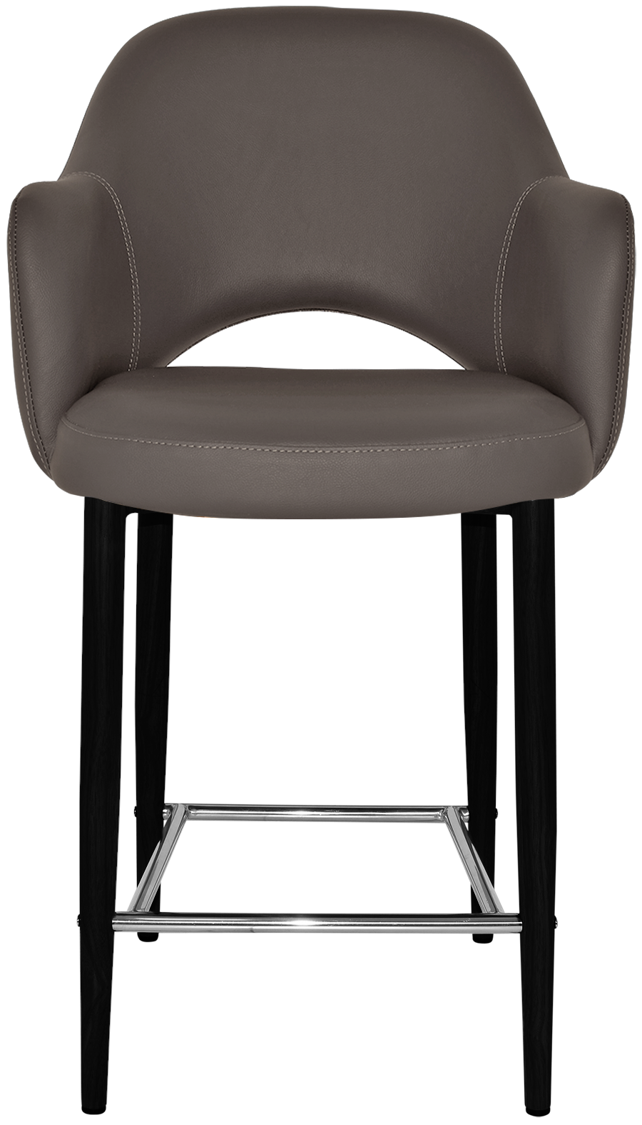 EZ STOOL ALBURY ARM 650 METAL BLACK