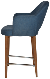 EZ STOOL ALBURY ARM 650 METAL LIGHT OAK