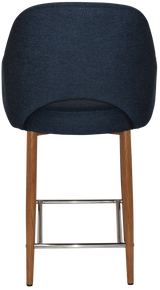 EZ STOOL ALBURY ARM 650 METAL LIGHT OAK
