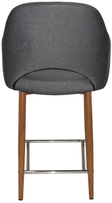 EZ STOOL ALBURY ARM 650 METAL LIGHT OAK